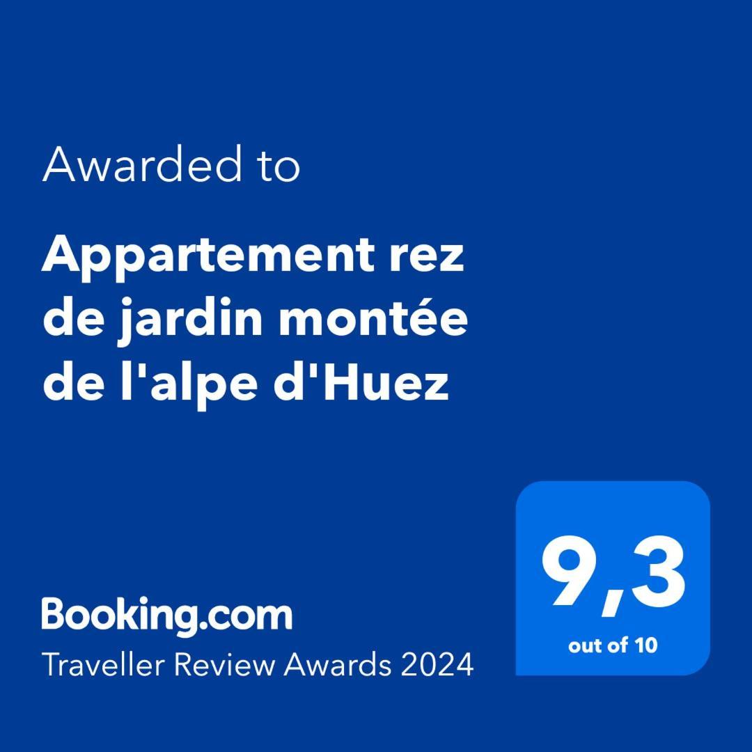 Appartement Rez De Jardin Montee De L'Alpe D'Huez 라가르드 외부 사진